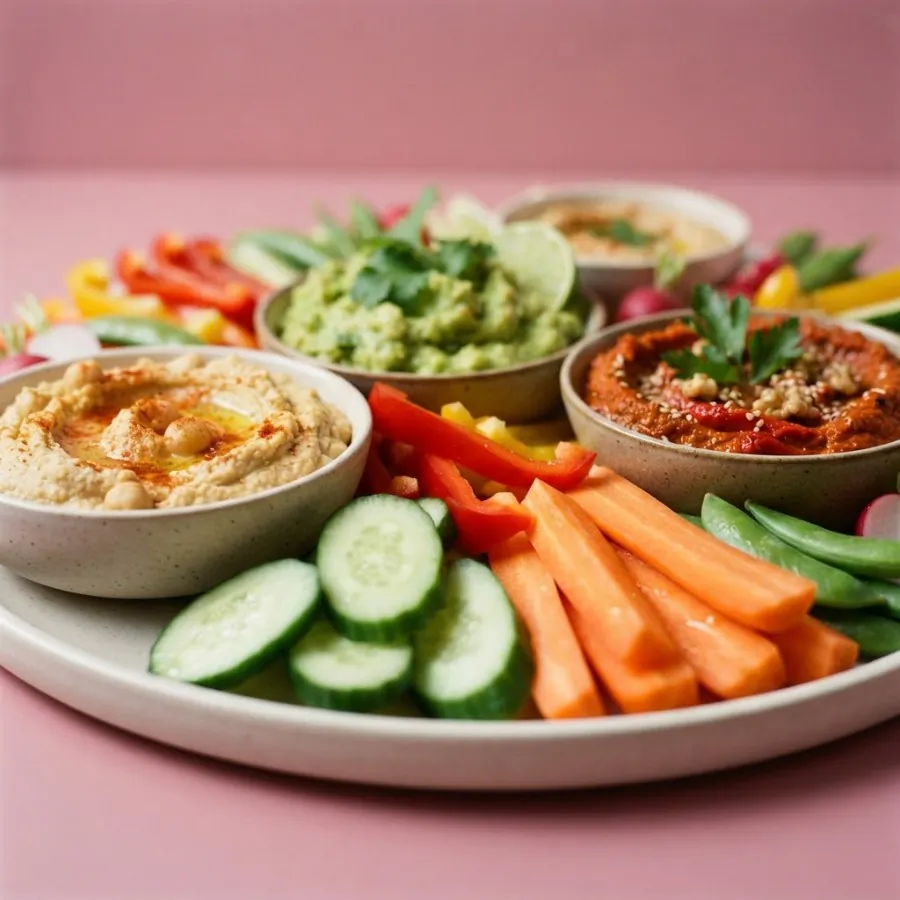 Crudités with three dips, photo 2