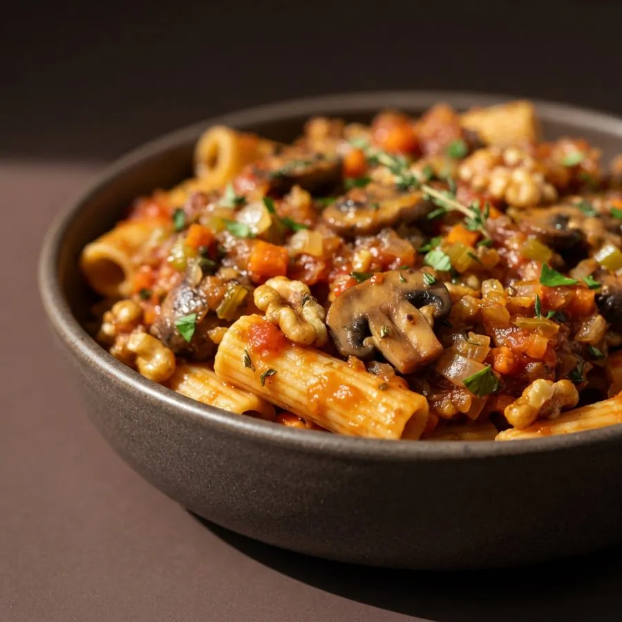 Pâtes au ragù de champignons et de noix, photo 2