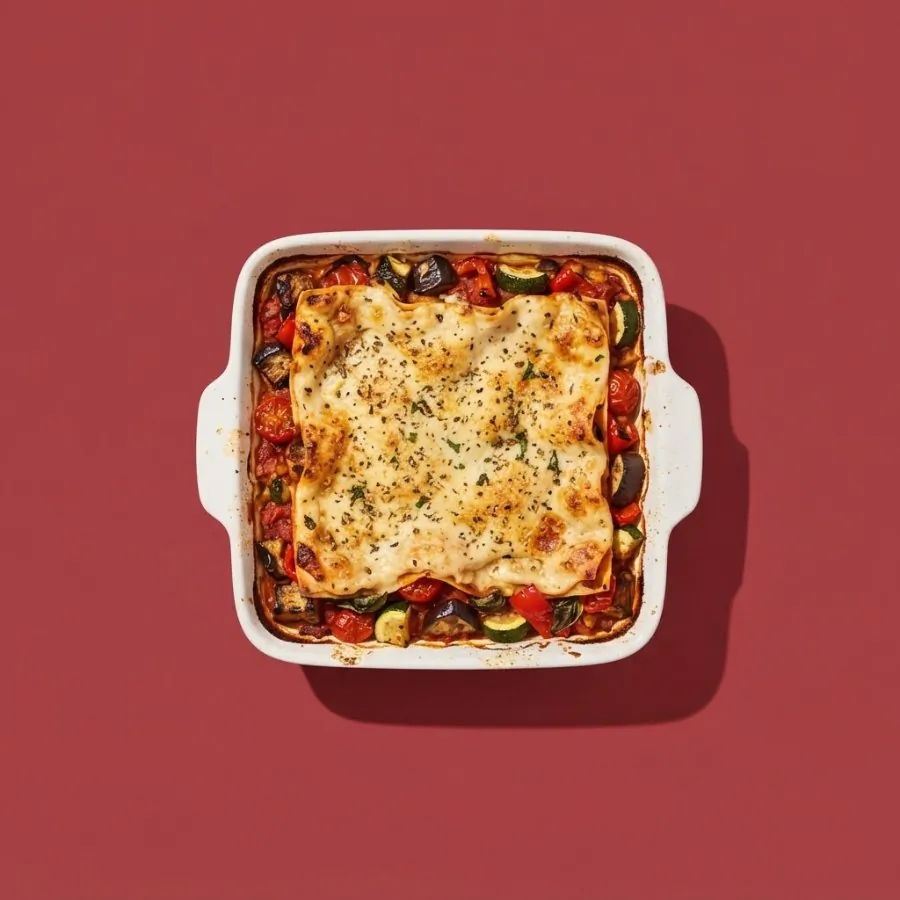 Roast vegetable lasagne