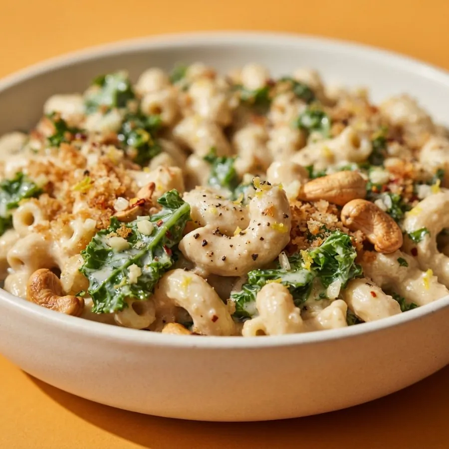 Creamy cashew macaroni with kale, photo 2