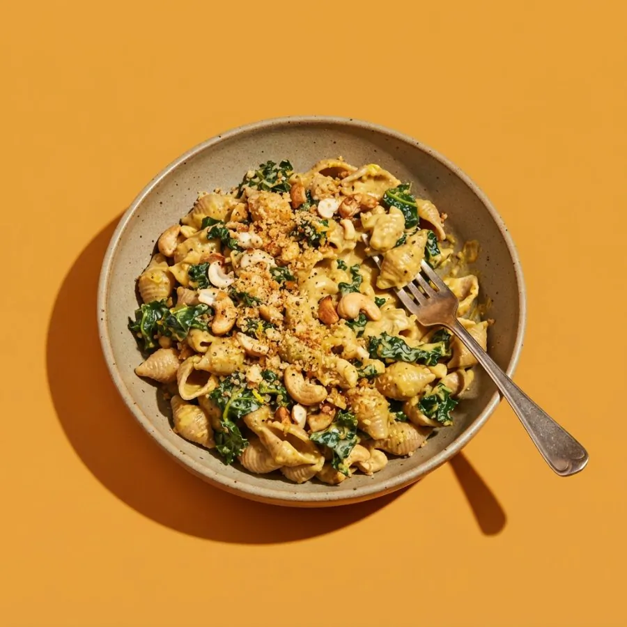Creamy cashew macaroni with kale, photo 3