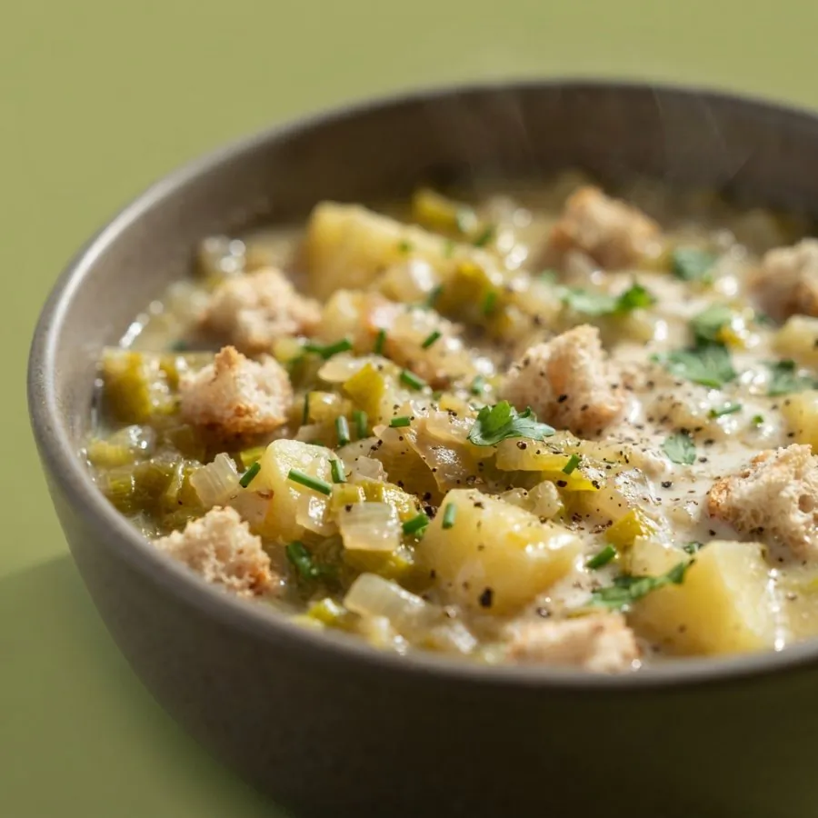 Leek and potato soup, photo 2