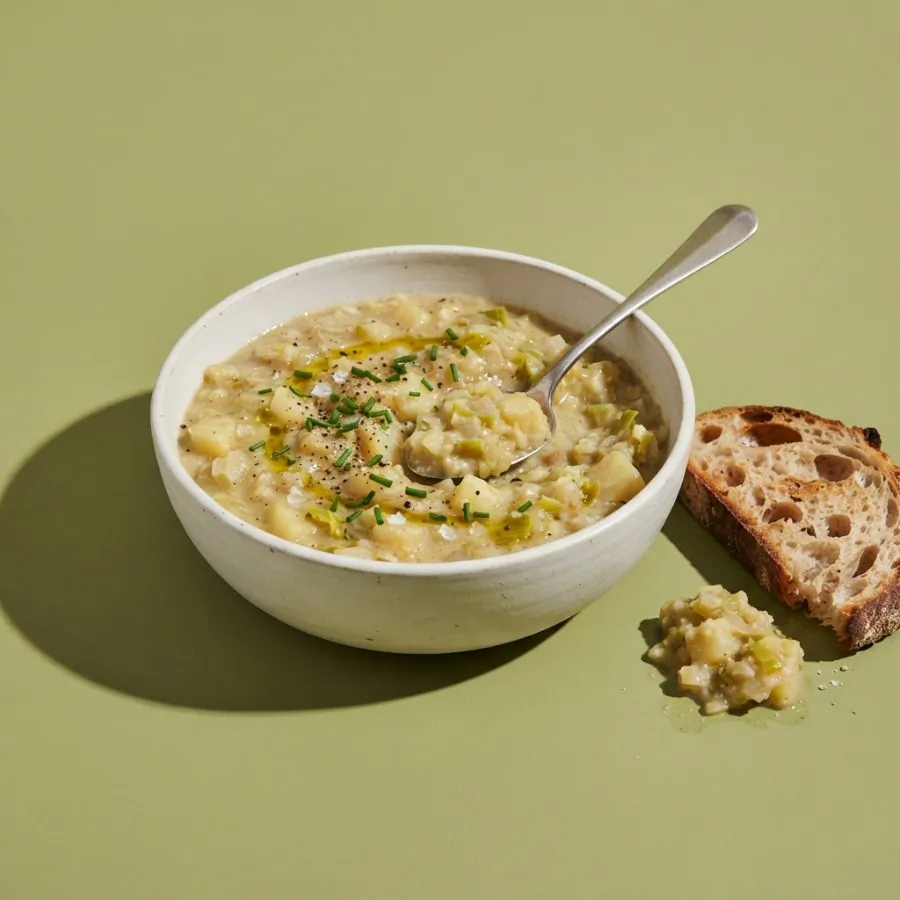 Leek and potato soup, photo 3