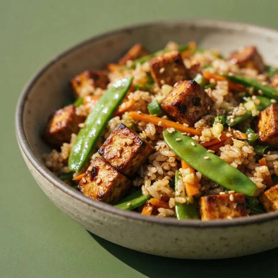 Teriyaki tofu stir-fry, photo 2