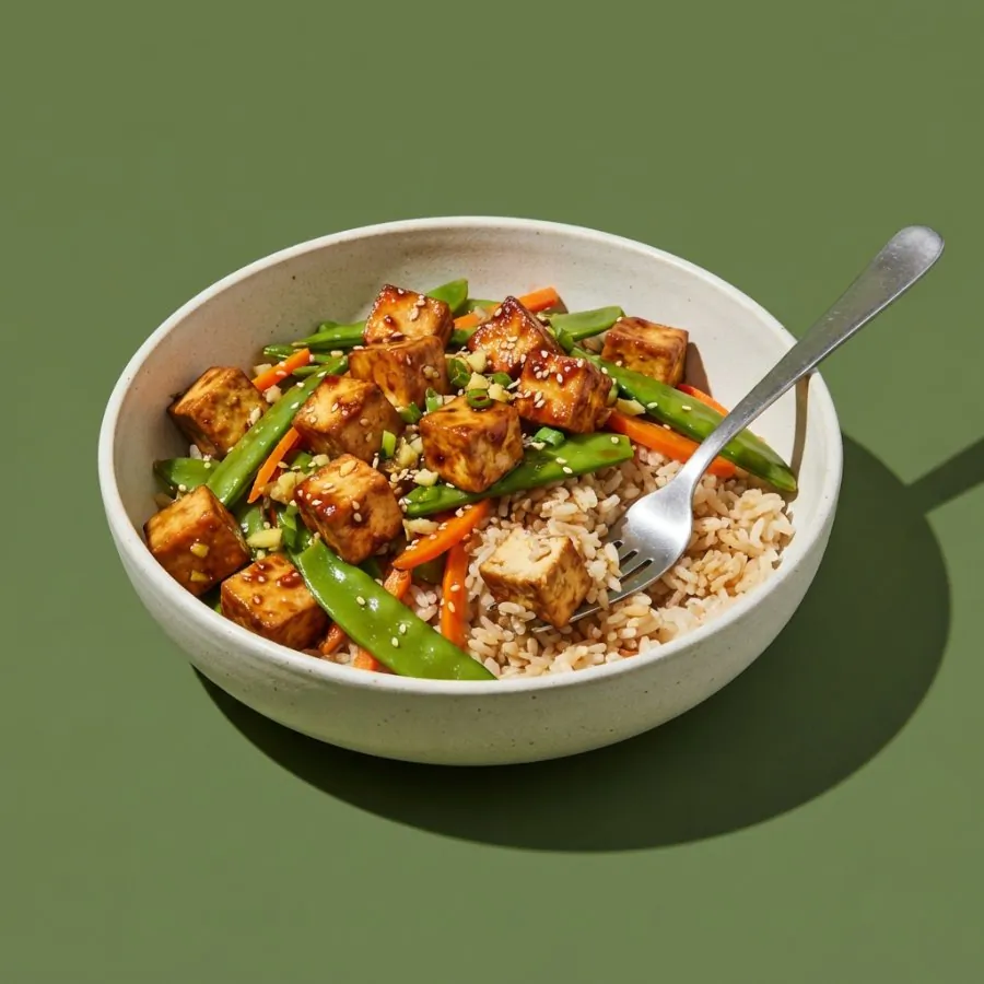 Teriyaki tofu stir-fry, photo 3