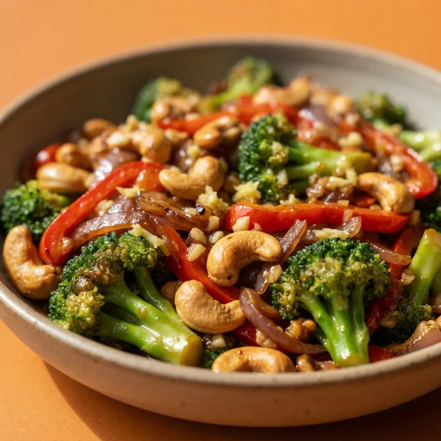 Cashew and broccoli stir-fry, photo 2