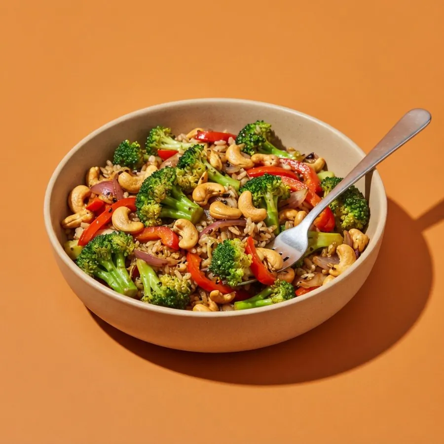 Cashew and broccoli stir-fry, photo 3