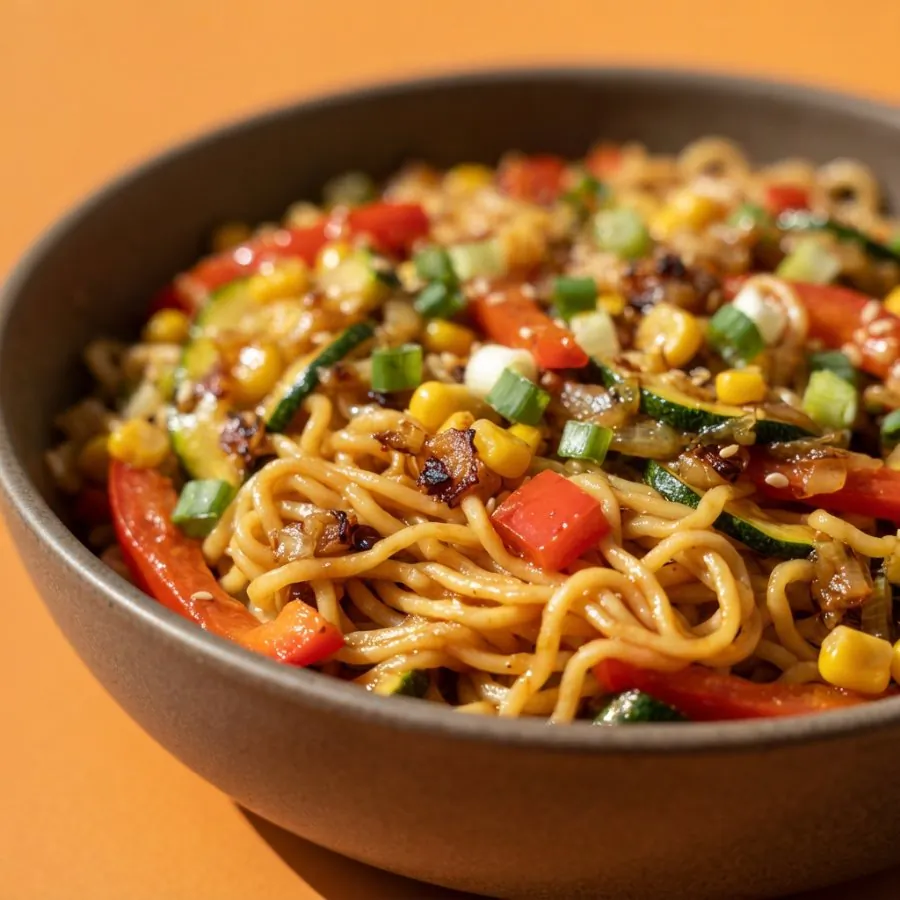 Sweet chilli courgette noodles, photo 2