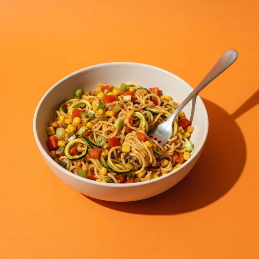 Sweet chilli courgette noodles, photo 3