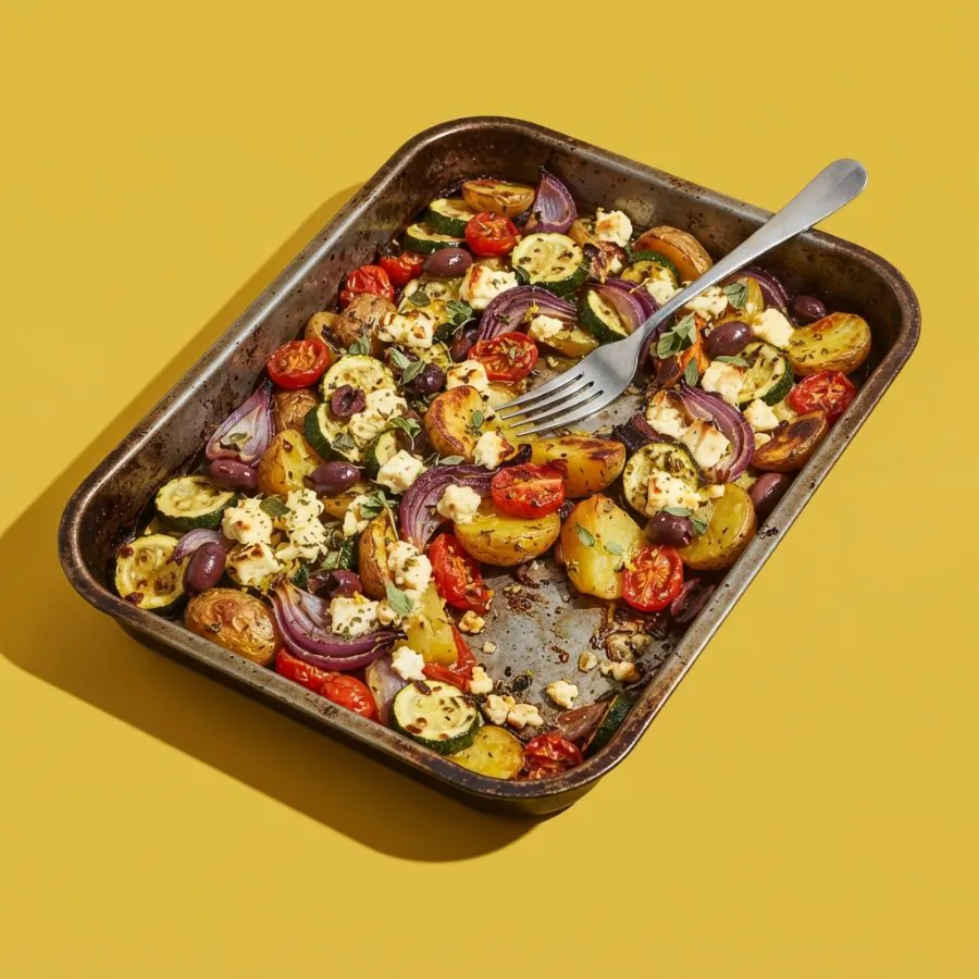 Teglia di patate al limone e origano con feta, foto 3
