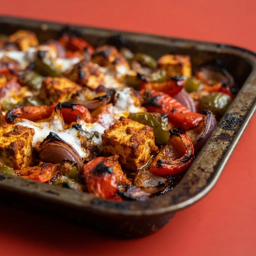 Tikka tofu and pepper traybake, photo 2