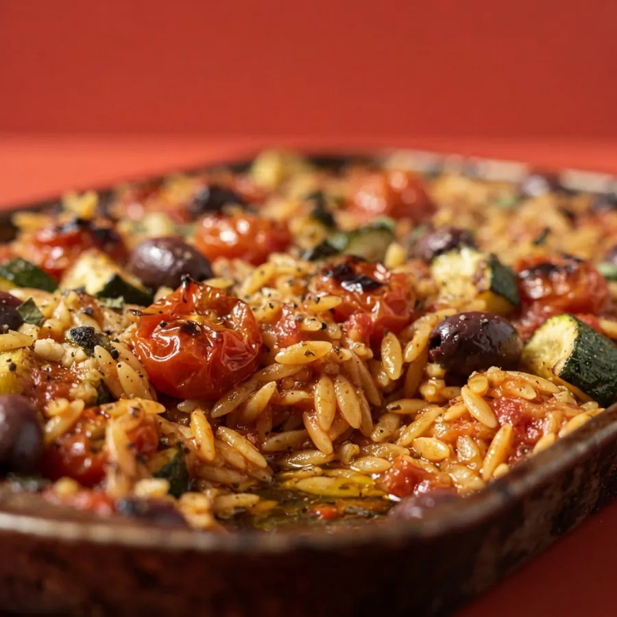 Baked tomato and olive orzo, photo 2