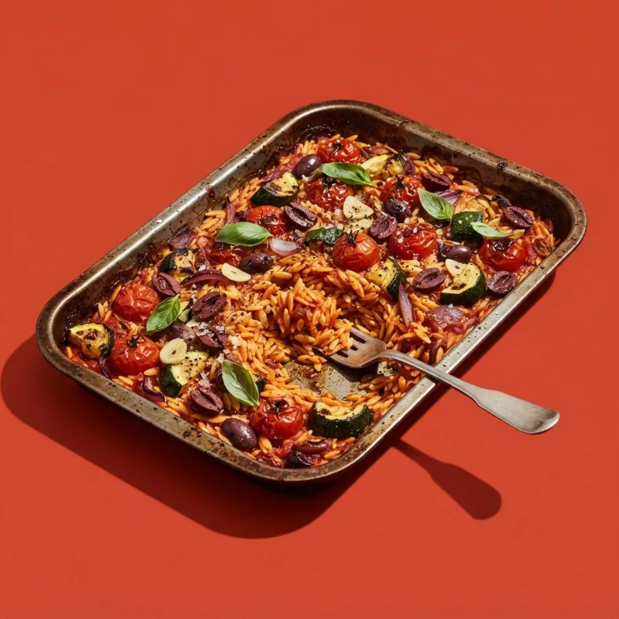 Baked tomato and olive orzo, photo 3