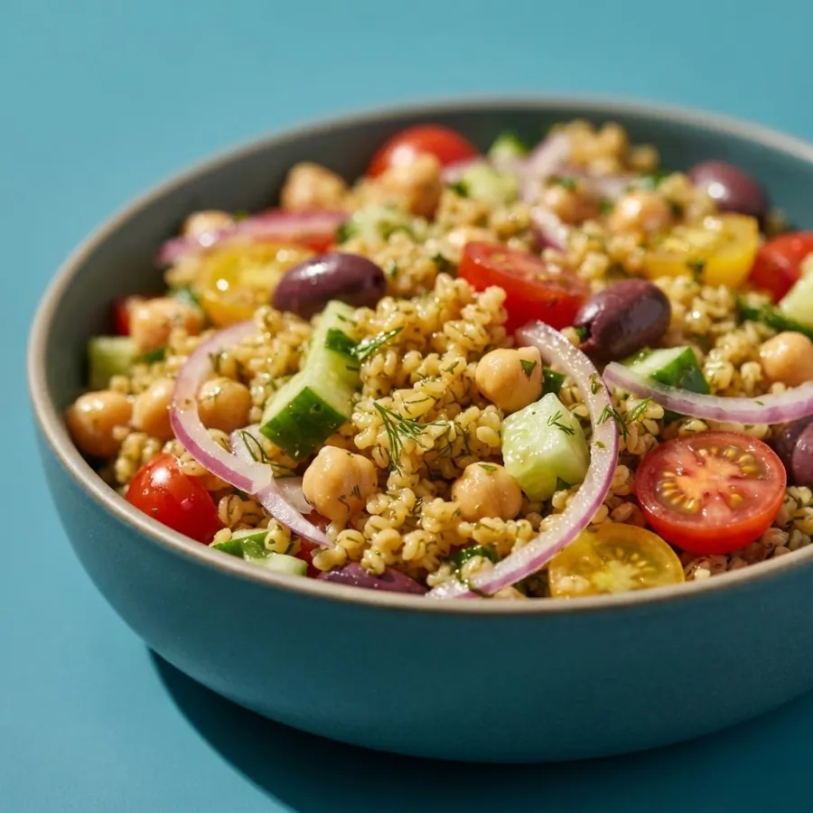 Greek-style bulgur bowl, photo 2
