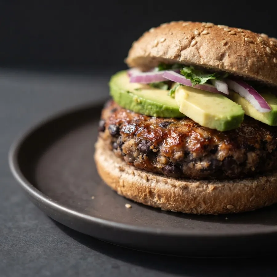 Black bean burgers, photo 2