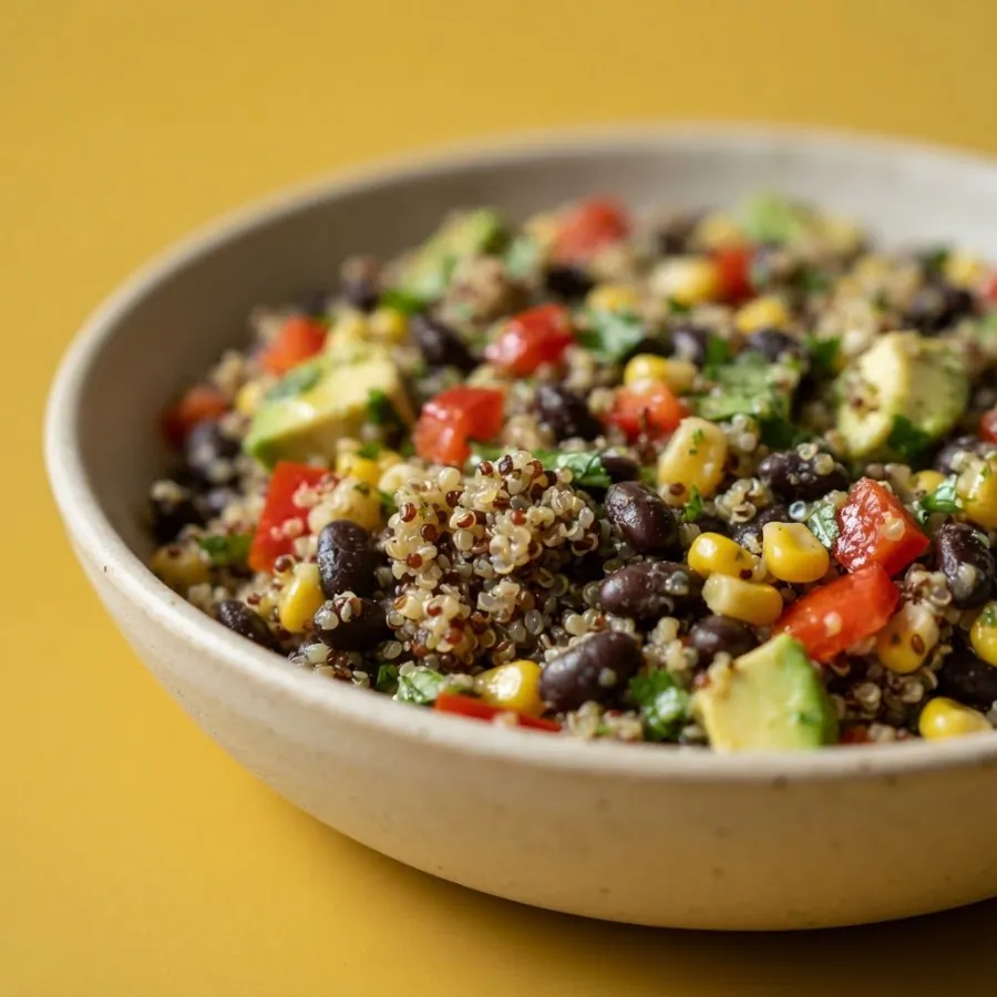 Quinoa, black bean and corn salad, photo 2