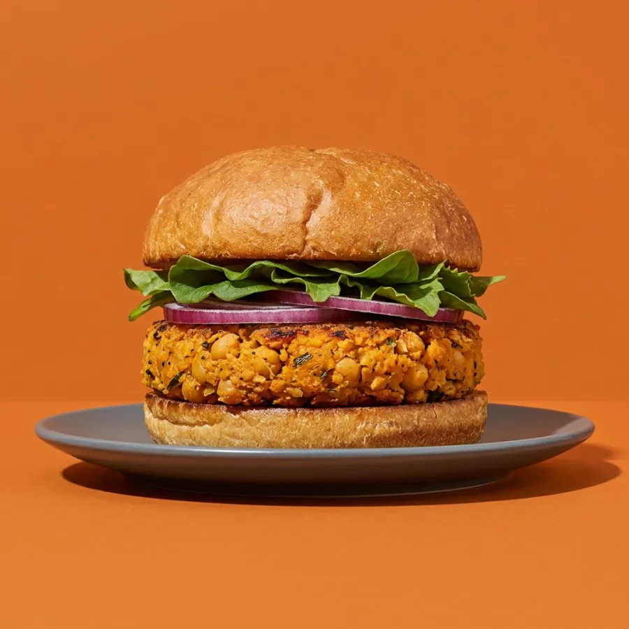 Sweet potato and chickpea burgers, photo 3