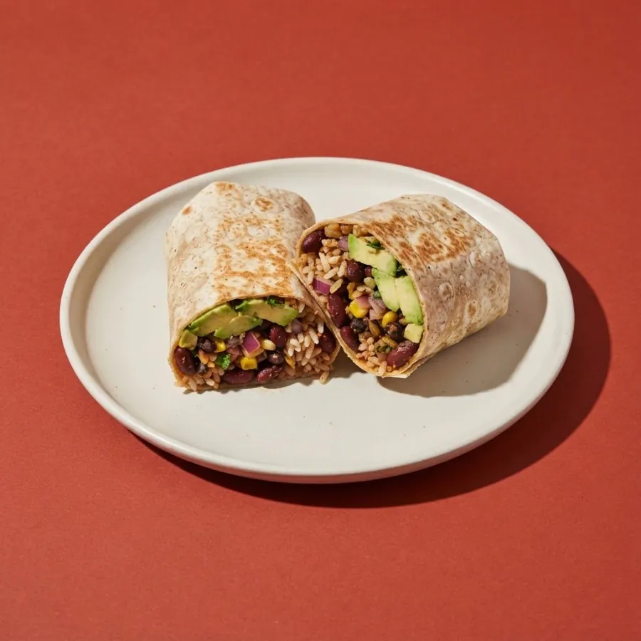 Bean and rice burritos, photo 3