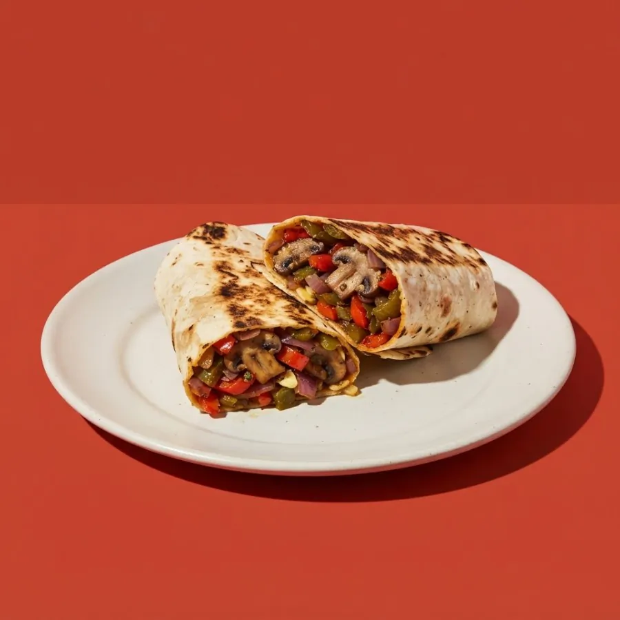 Fajitas di peperoni e funghi, foto 3
