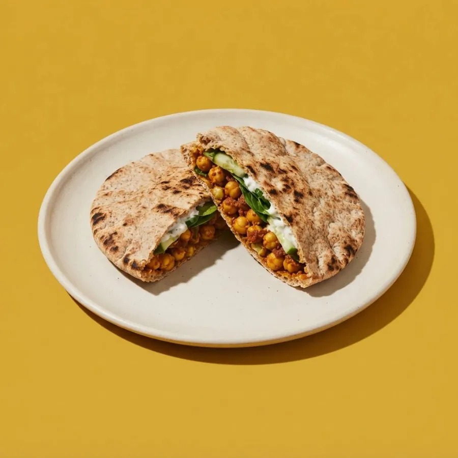 Tikka chickpea flatbreads, photo 3