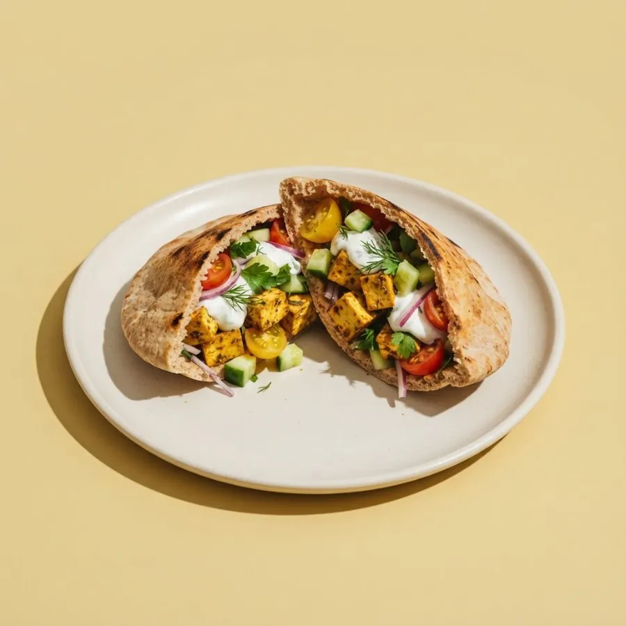 Pitas de tofu con limón y orégano, foto 3