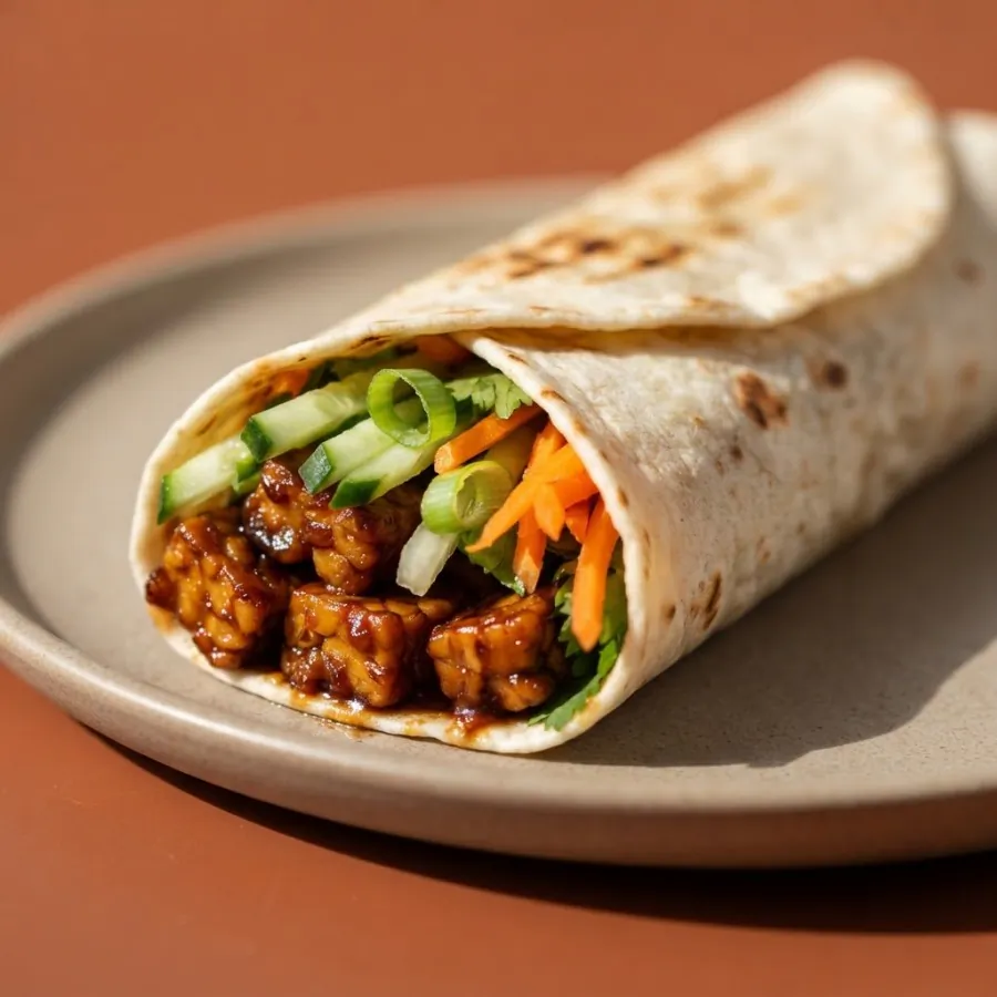 Five spice tempeh and hoisin wraps, photo 2