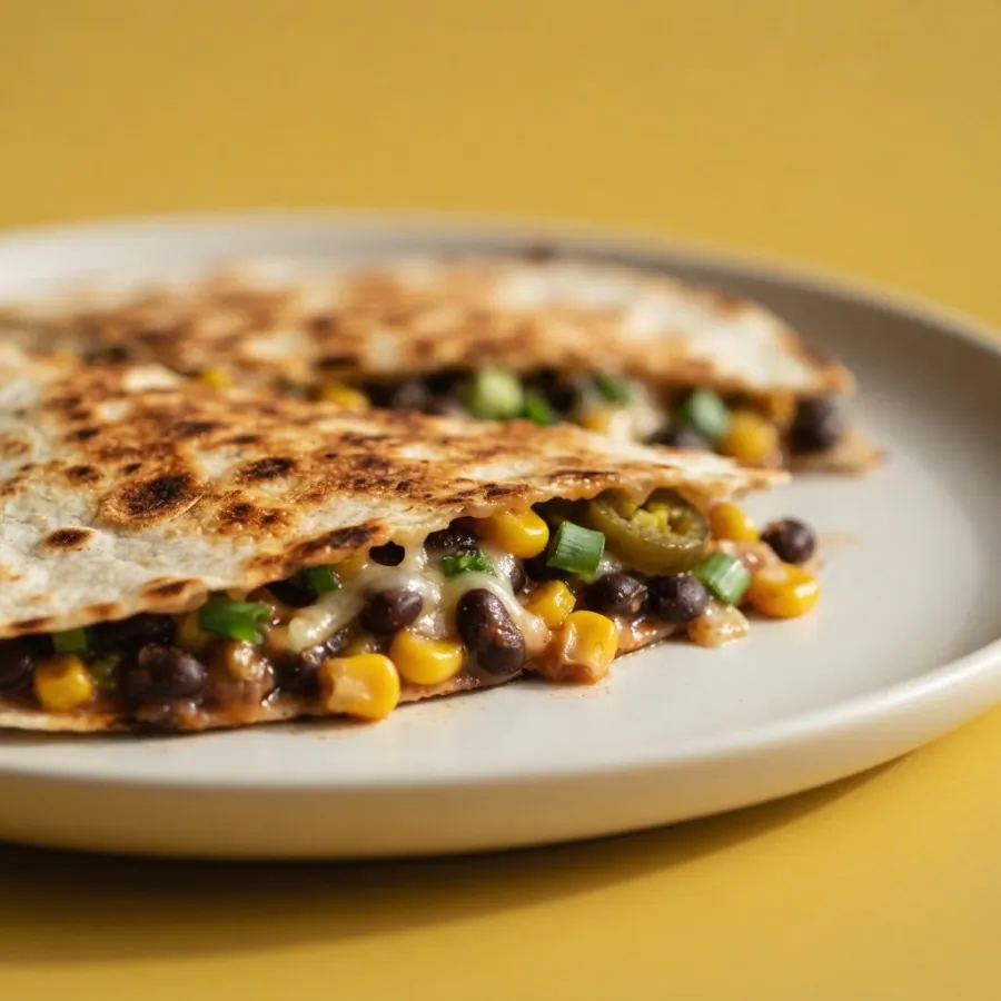 Sweetcorn and black bean quesadillas, photo 2