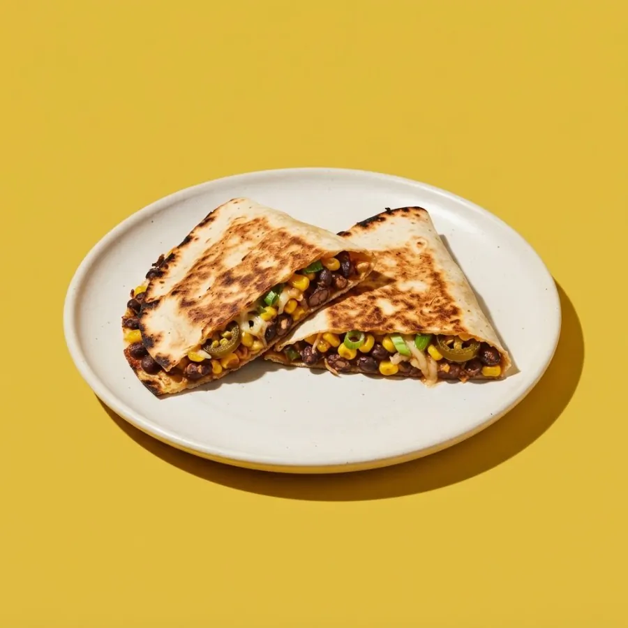 Sweetcorn and black bean quesadillas, photo 3