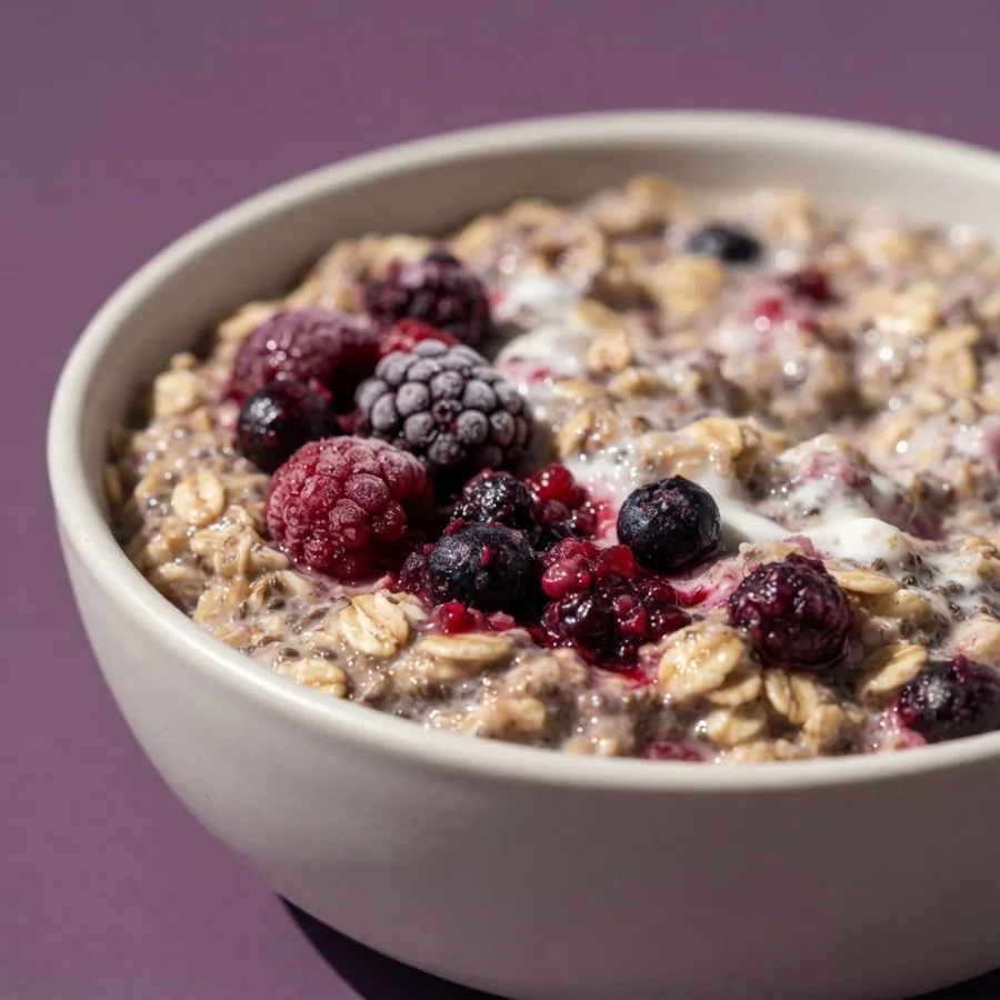 Berry overnight oats, photo 2