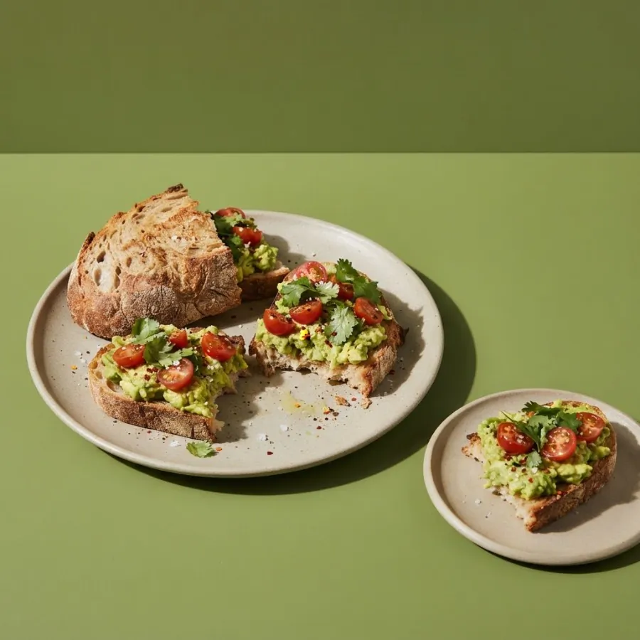 Smashed avocado toasts, photo 3