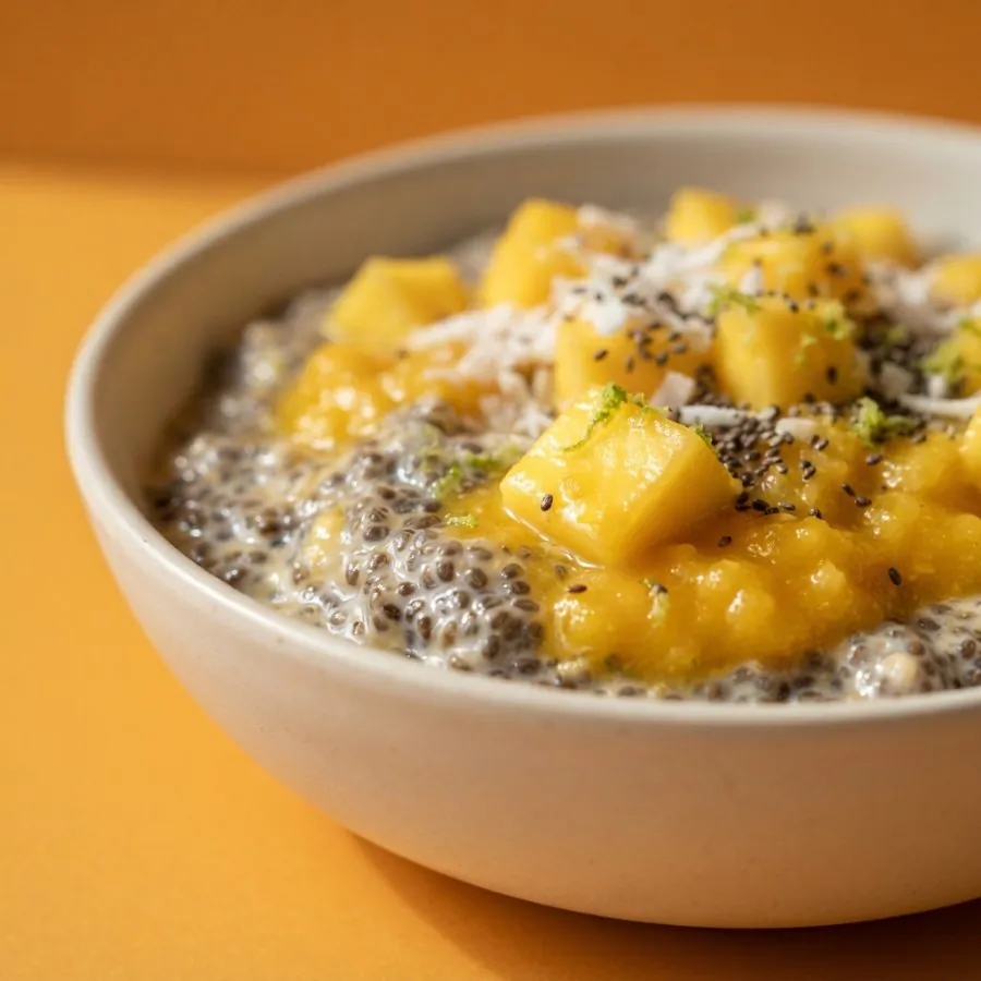 Mango and lime chia pudding, photo 2