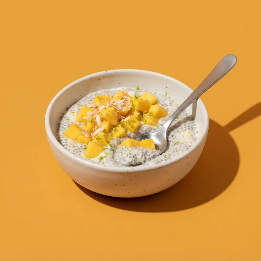 Mango and lime chia pudding, photo 3