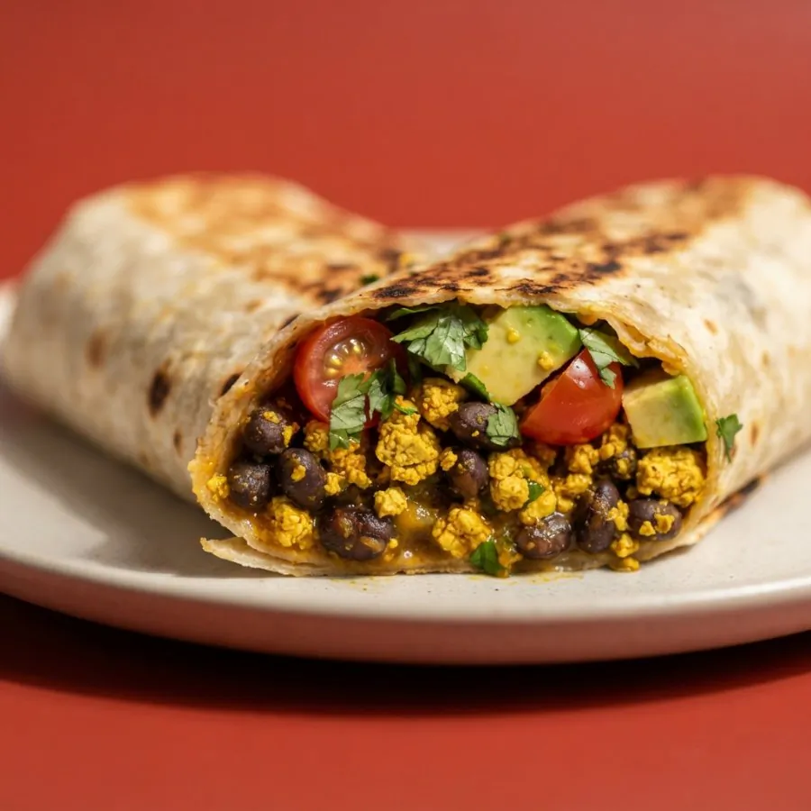 Black bean breakfast burritos, photo 2