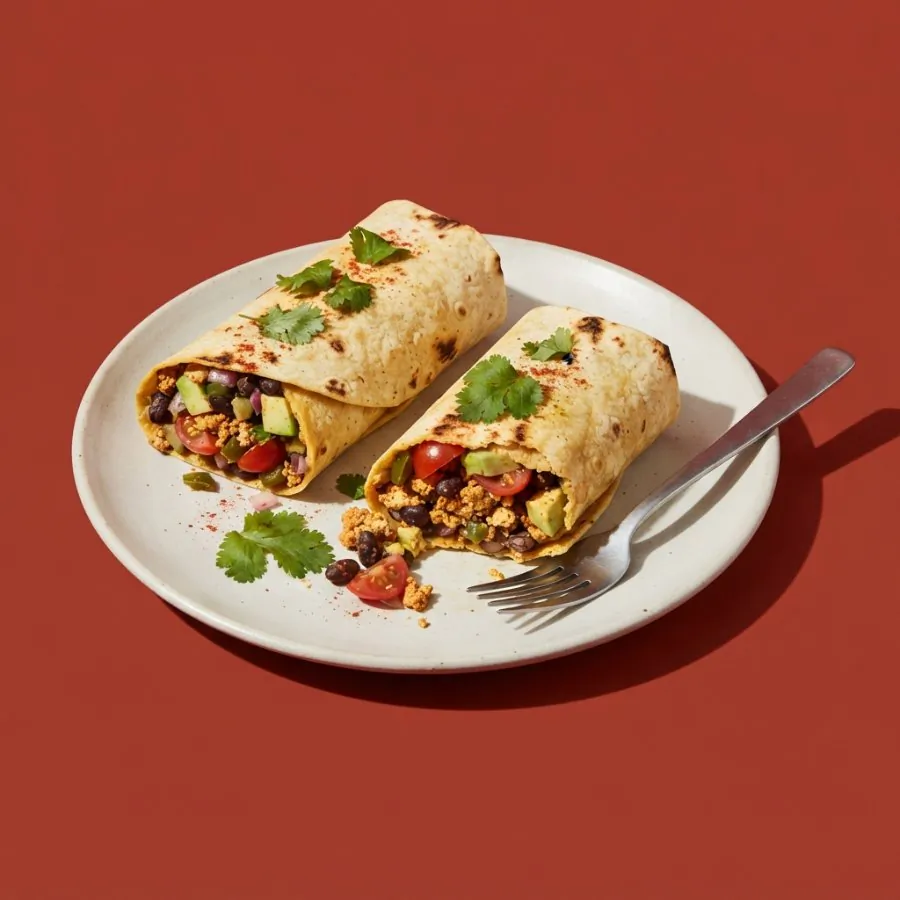 Black bean breakfast burritos, photo 3