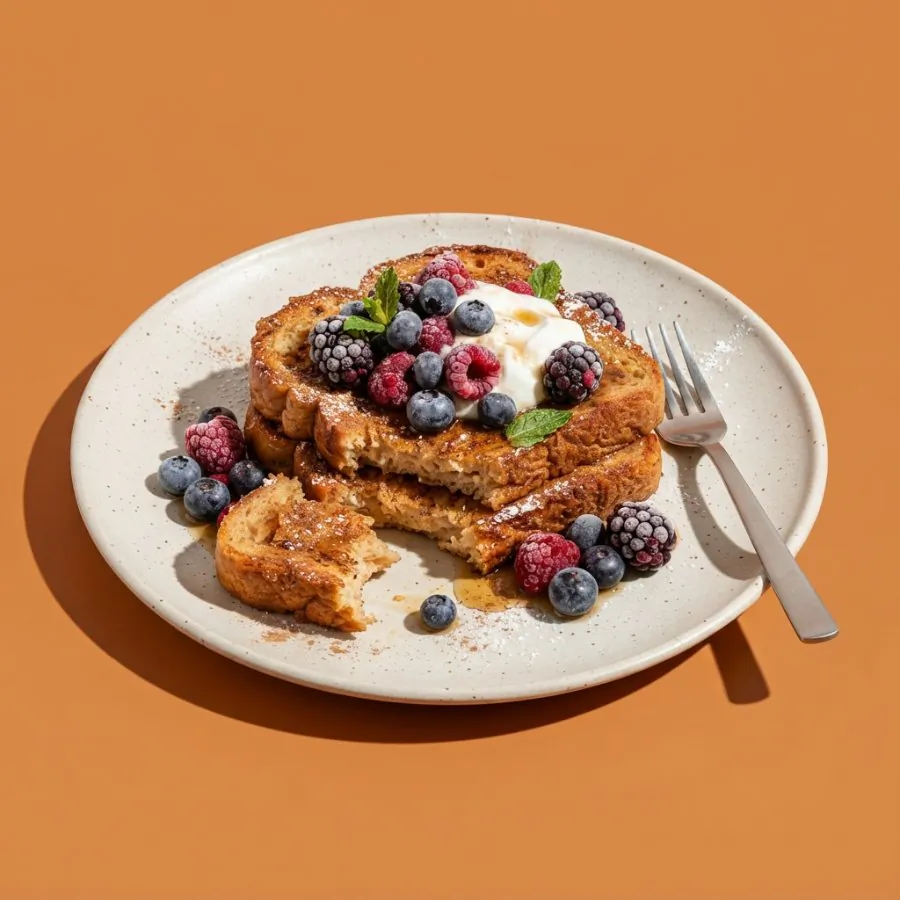 Cinnamon French toast with berries, photo 3
