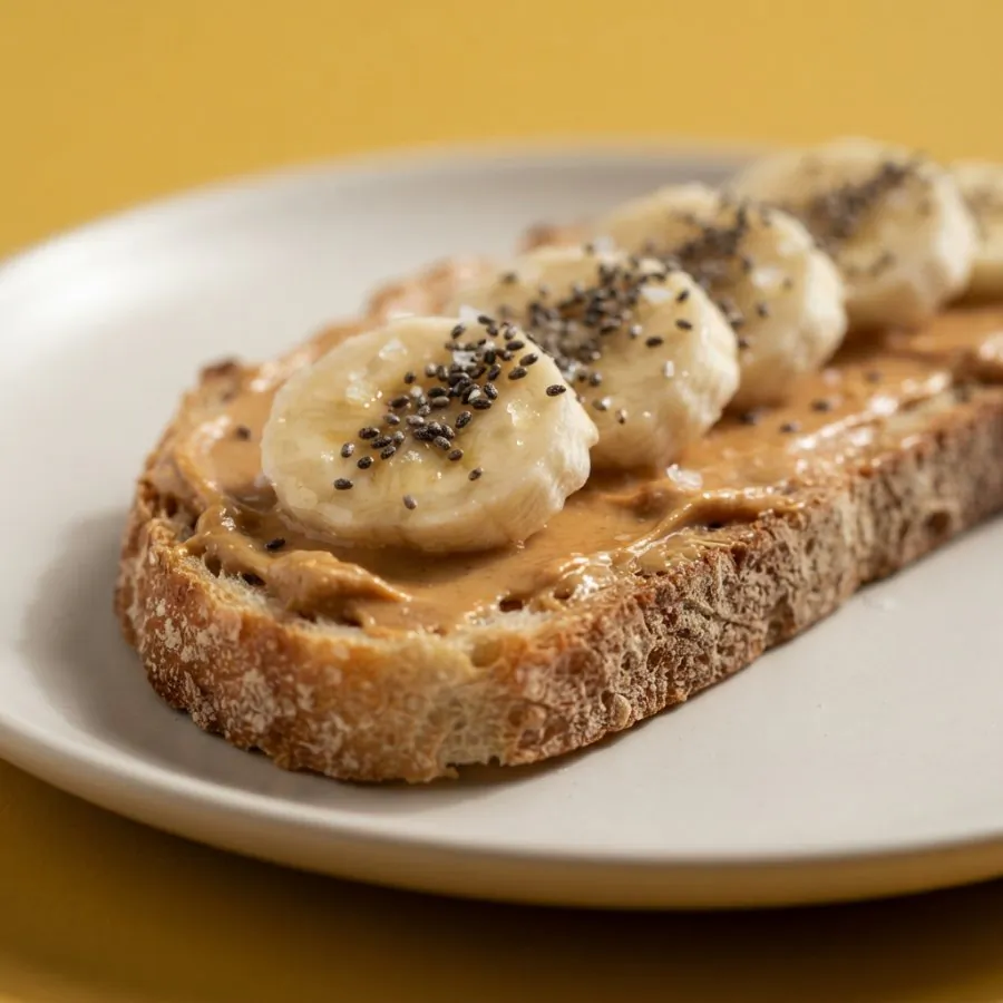 Peanut butter and banana toast, photo 2