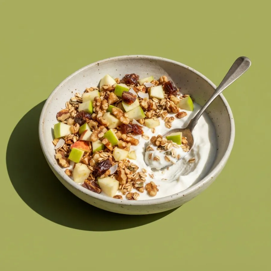 Apple and walnut yogurt bowls, photo 3