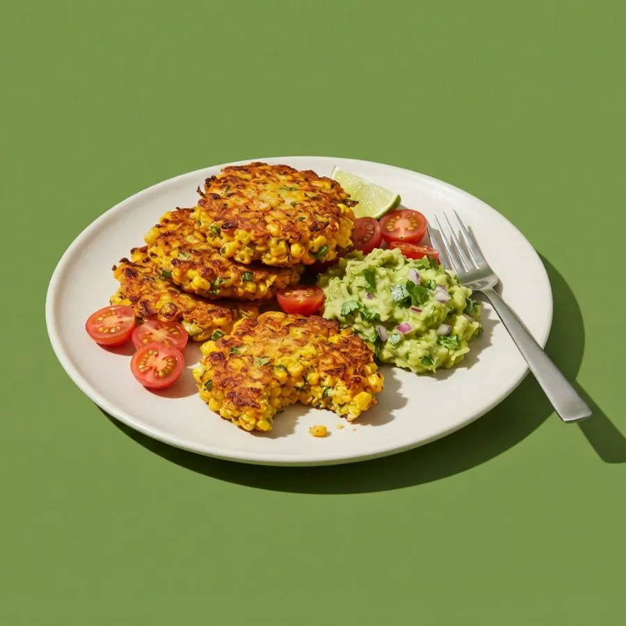 Frittelle di mais con avocado, foto 3