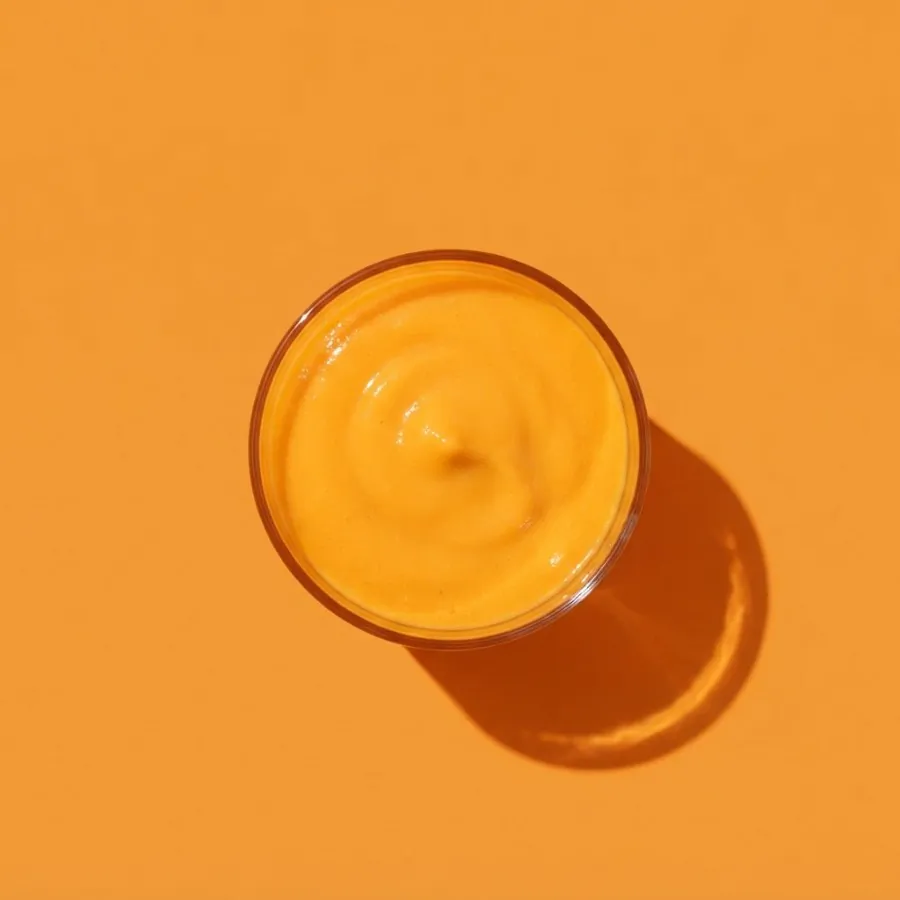 Mango, orange and carrot smoothie
