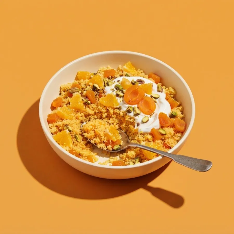 Orange and apricot breakfast couscous, photo 3
