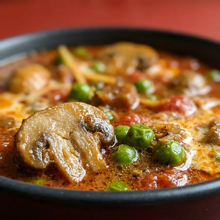 Mushroom and pea matar, photo 2