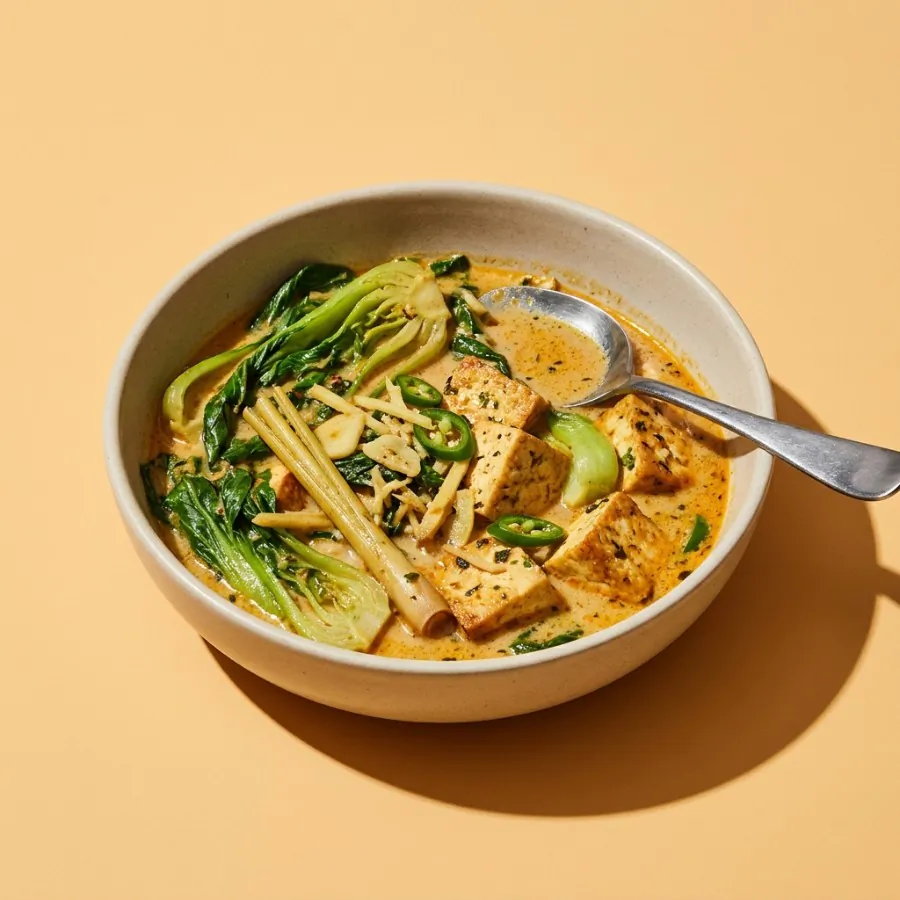 Lemongrass and tofu coconut curry, photo 3
