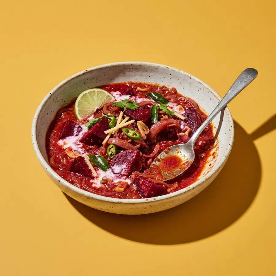 Beetroot and coconut curry, photo 3