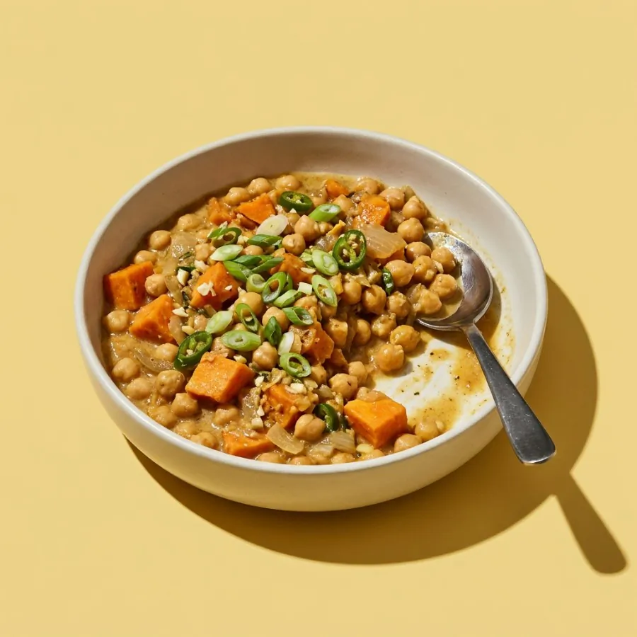 Caribbean-style chickpea curry, photo 3