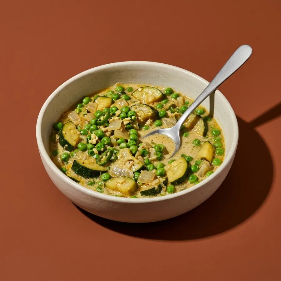 Courgette and pea coconut curry, photo 3