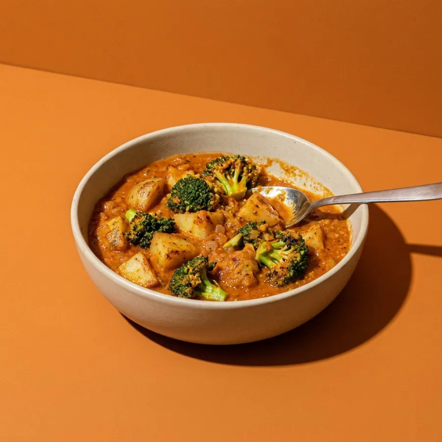 Curry di broccoli e patate, foto 3