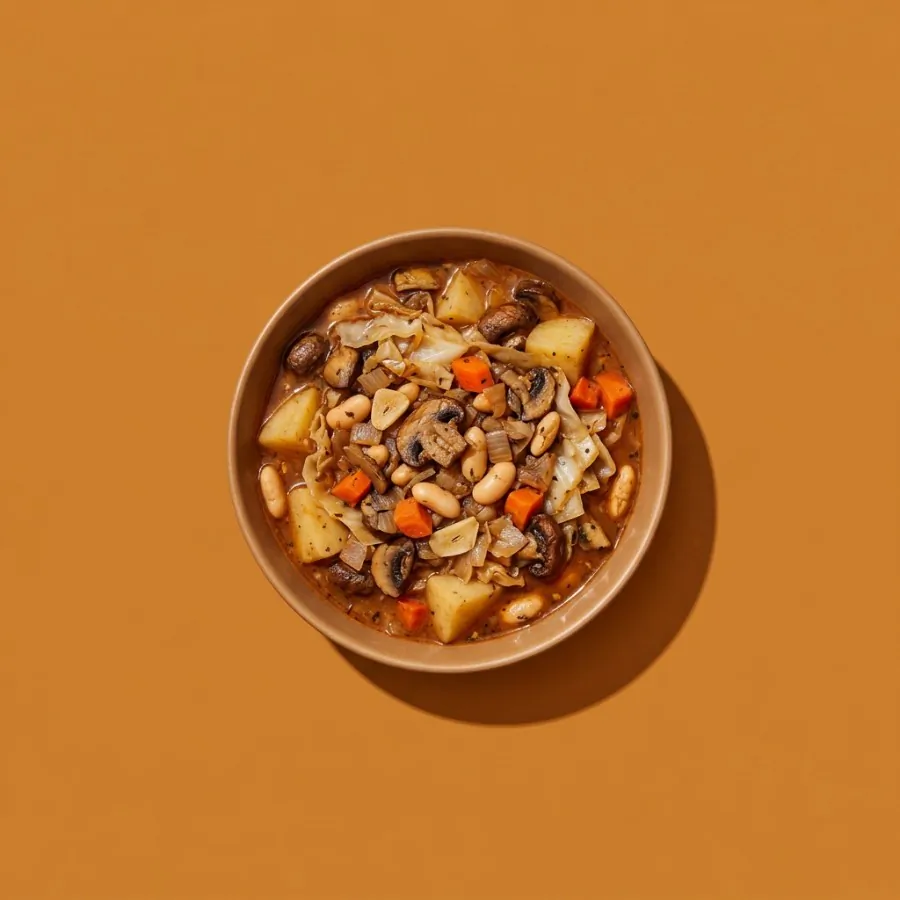 Hunter's cabbage and mushroom stew