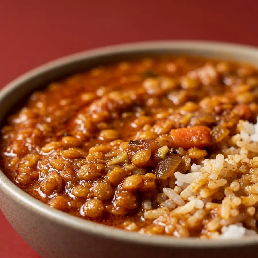 Ethiopian-style red lentil stew, photo 2