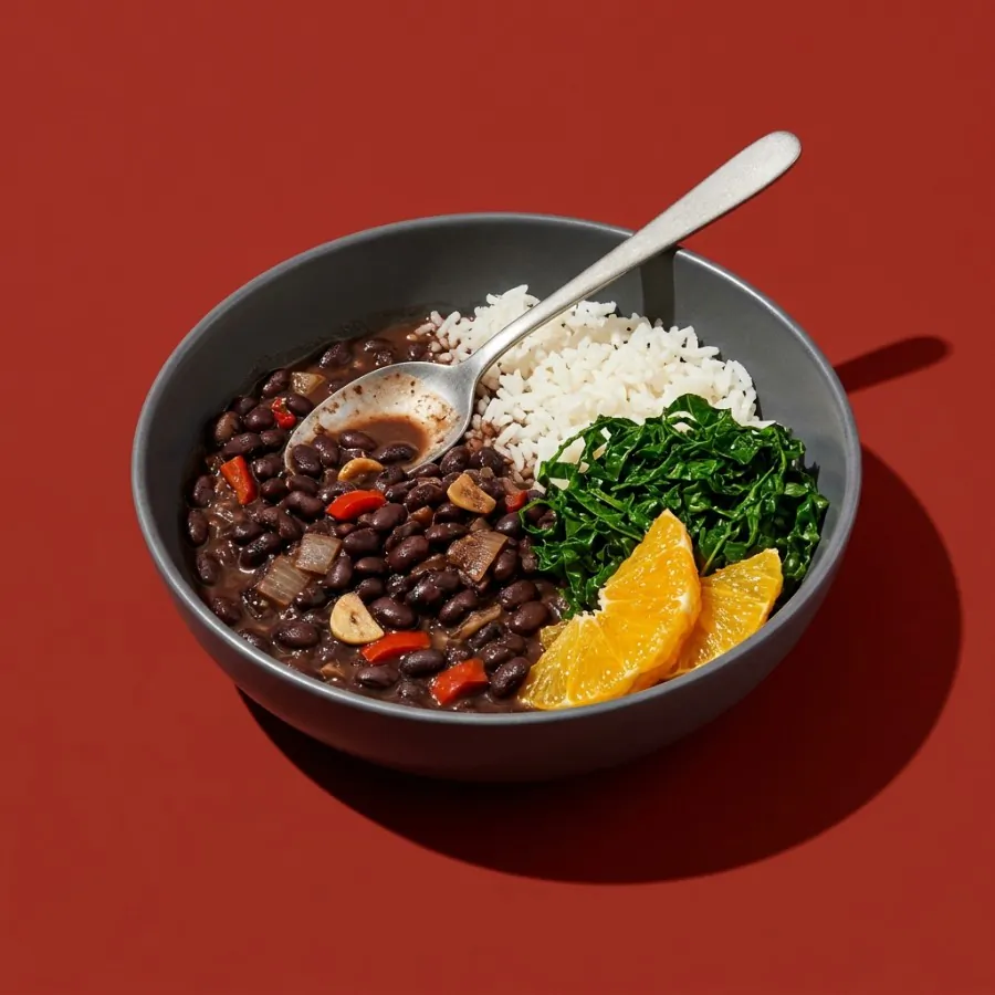 Brazilian-style black bean stew with orange, photo 3