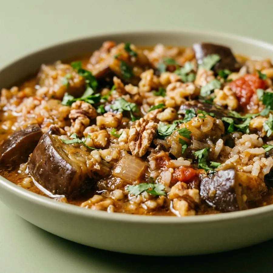 Georgian-style walnut and aubergine stew, photo 2